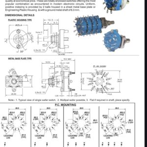 ROTARY SWITCH SERIES 93 INTEGRAL